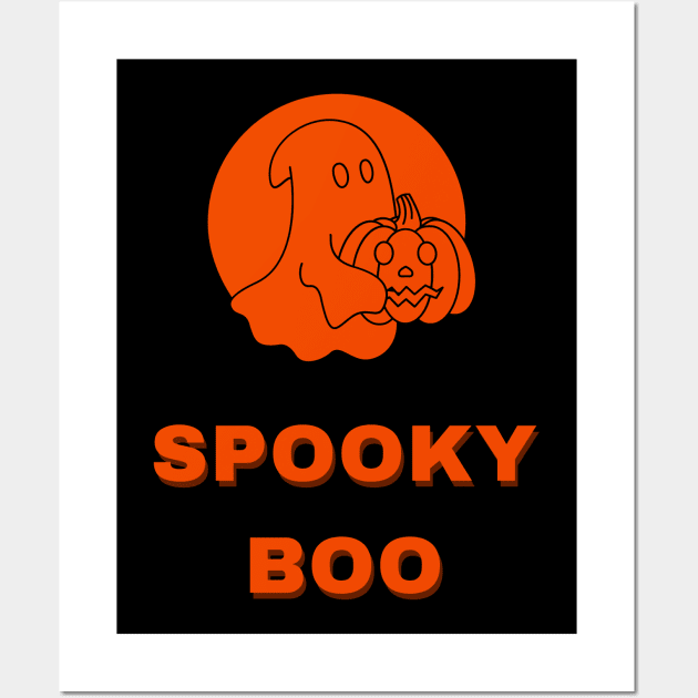 Spooky Boo Wall Art by Ryan Rad